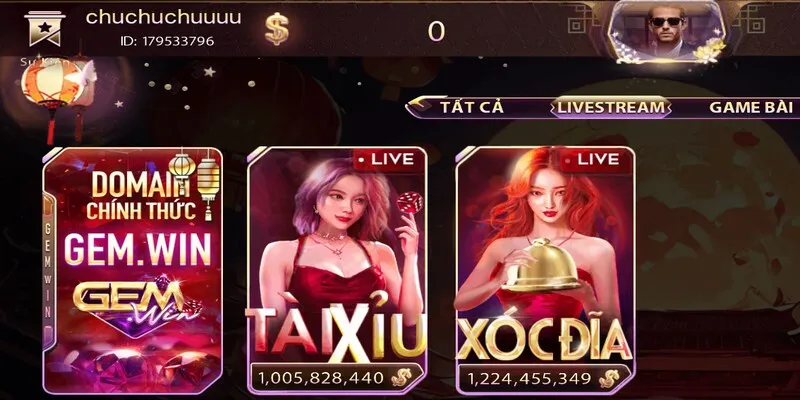 Đăng nhập Gemwin thành công bạn có thể chơi game thỏa thích